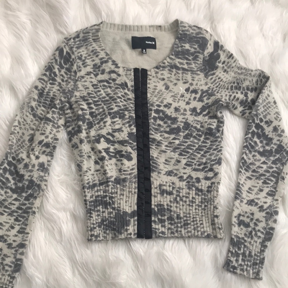 Hurley | Animal Print Cardigan